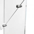 Magazine display unit panels closeup