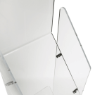 Magazine display unit shelf closeup