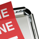Snap frame for easy poster updates