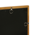 Pre-installed rings for wall hanging