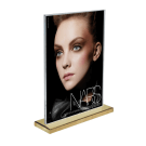 Metal Counter Standing Poster Holder