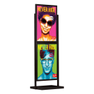 Double Sided Display Board Black 2 x A1