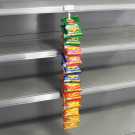 Clip strips for crisps, snacks, stationery, gift cards and accessories