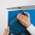 Light box protectors for the indoor monolith sign