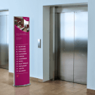 Illuminated Poster Totem Display
