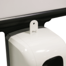 Locking hand sanitiser dispenser stand