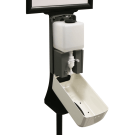 Refillable hand sanitiser gel dispenser