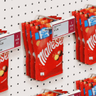 Organise your hanging merchandise with 25mm pegboard loop hooks