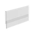 Central Fitting Shelf Talker, or shelf barker, for POS display