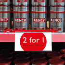 Hinged shelf talker for information and product promotions