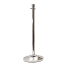 Standard chrome cafe barrier pole and base