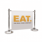Café barrier rails to suit 1.2m, 1.5m and 1.8m Café Barrier Systems