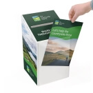 Or keep the front unbranded to use the A4 poster holder included