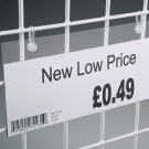 These Plastic Snap Clips x 100 are snap clip loops for hanging signs