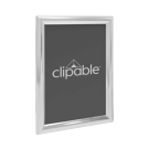 Metallic Chrome Snap Frame