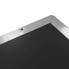 Chrome snap frame back for wall mounting