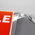 A Silver Snap Frame multipack makes changing all your business posters quick