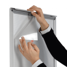Use an A2 snap frame for a poster display