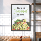 A large A0 Snap Frame creates impressive business poster displays