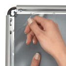 Silver Snap Frame with rounded 25mm profile