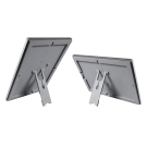 A5 and A6 Snap Frame Silver can be used on walls and countertops