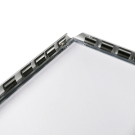 Tamper resistant snap frames grip your poster in place
