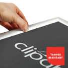 Tamper Resistant Snap Frames aka tamper proof snap frames