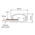 Red Snap Frame 25mm diagram