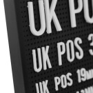 Peg Letter Board Letters and Numbers