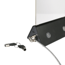 Kensington security lock prevents power bank menu holders from theft