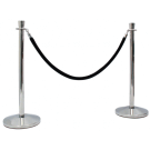 Attach your VIP rope barrier to poles or eye plates