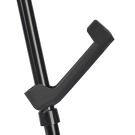 The portable easel sign rests are adjustable in height
