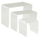 Clear Set of Three Premium Display Bridges
