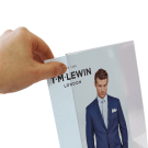 The countertop sign holder makes it so easy to change your graphics