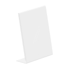 PVC freestanding poster holder for countertops
