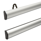 Aluminium Poster Hanger for secure ceiling signs