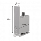 20mm minimum width push feed dimensions
