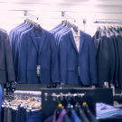 PVC Slatwall Panels create a seamless shop wall display