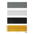 PVC slatwall panels for a lightweight slatwall solution