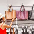 Slatwall panels are perfect for shop wall merchandising