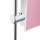 Ceiling to Floor Rod Poster Kit grips posters for a professional display