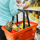 Plastic Shopping Basket