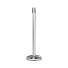 Stainless steel post with black belt