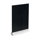 Tabletop Chalkboard Menu with Rustic Base