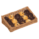 Sloping Wicker Tray Basket
