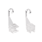 Plastic Hanging Hooks x 2 for Showcard Frames