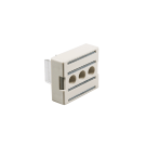 Magnetic showcard clip for use with plastic showcard frames