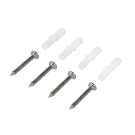 The black snap frames multipack is supplied with screws