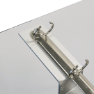 Freestanding restaurant lectern acrylic display stand