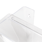 Outdoor Leaflet Dispenser in clear acrylic